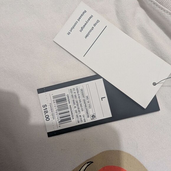 White Long Sleeve Shirt. NWT. Size Large. Western Logo. - Picture 4 of 4